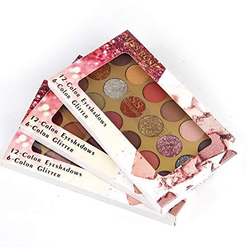Miss Rose 18 Color Matte Shimmer Eyeshadow Palette - Image 3