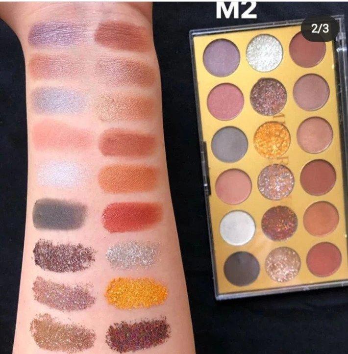 Miss Rose 18 Color Matte Shimmer Eyeshadow Palette - Image 9