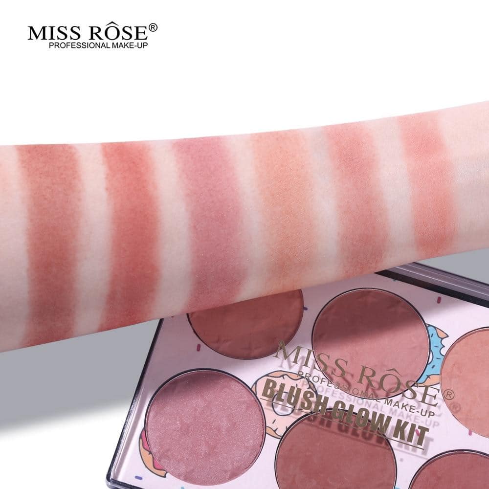 6 Color Miss Rose Blush Palette - Image 9