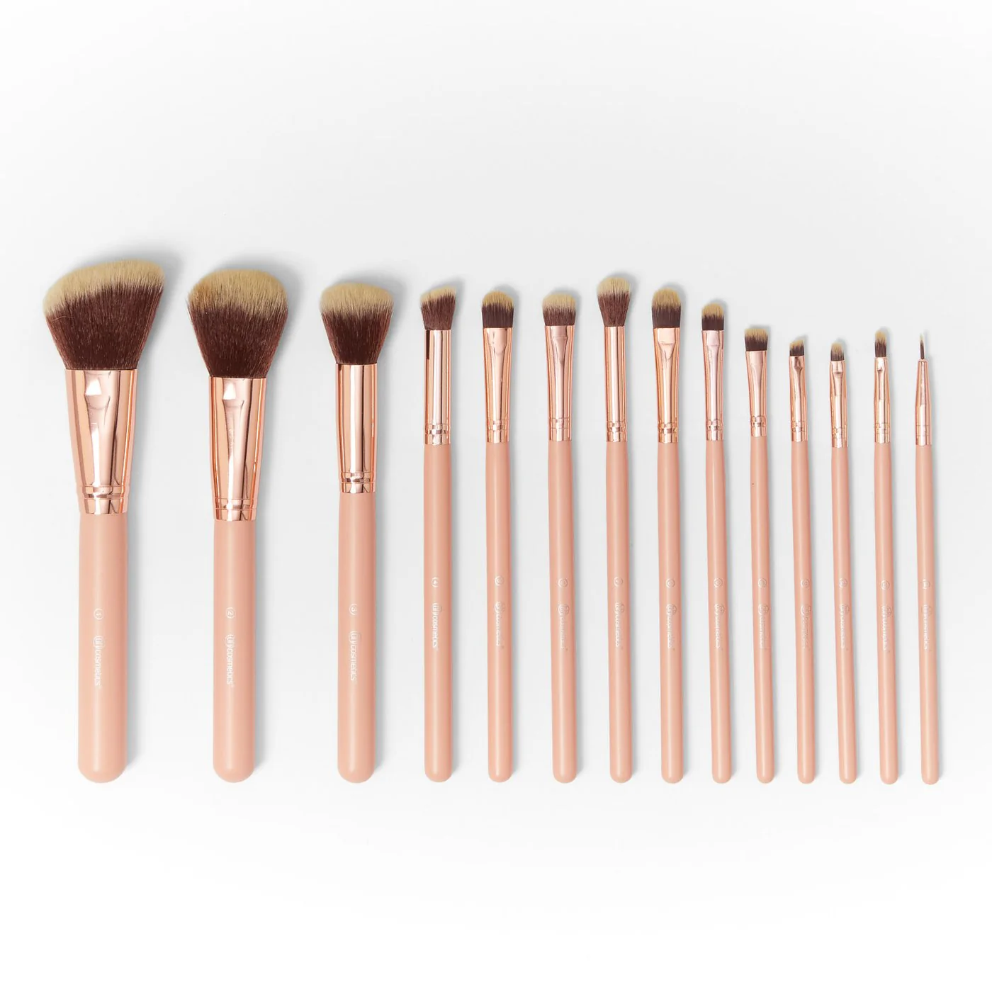 BH Chic 14 Piece Makeup Brush Set With Zip Bag - Image 4