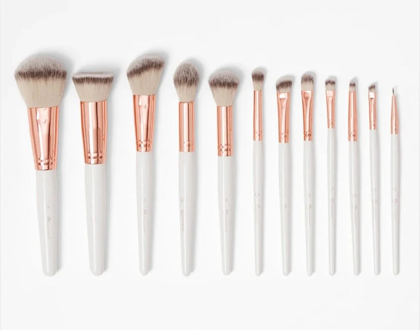 Bh Cosmetics Rose Romance 12 Piece Brush Set With Bag - Image 5