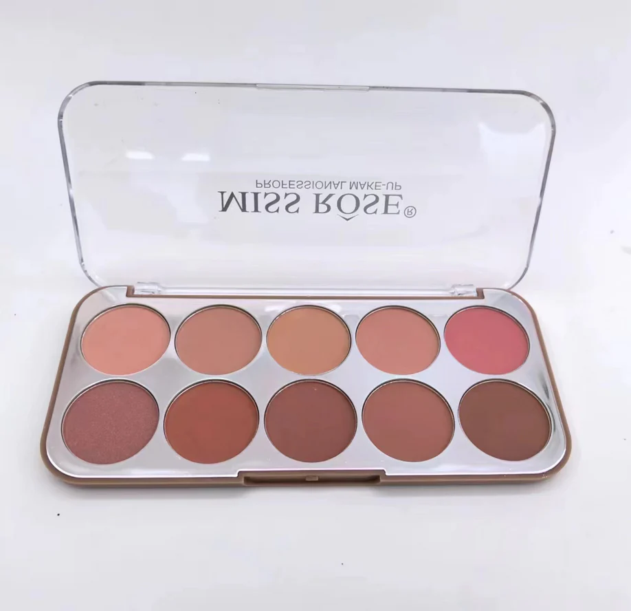 Miss Rose 10 Colors Enduring Blusher Kit - Image 5