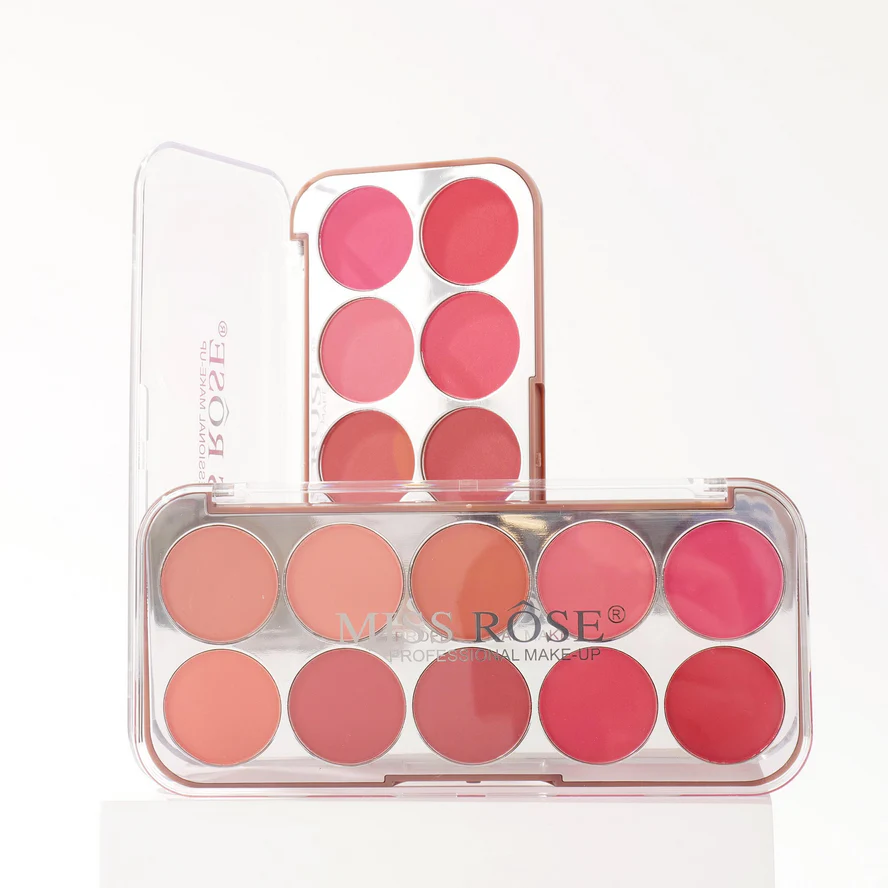 Miss Rose 10 Colors Enduring Blusher Kit - Image 9