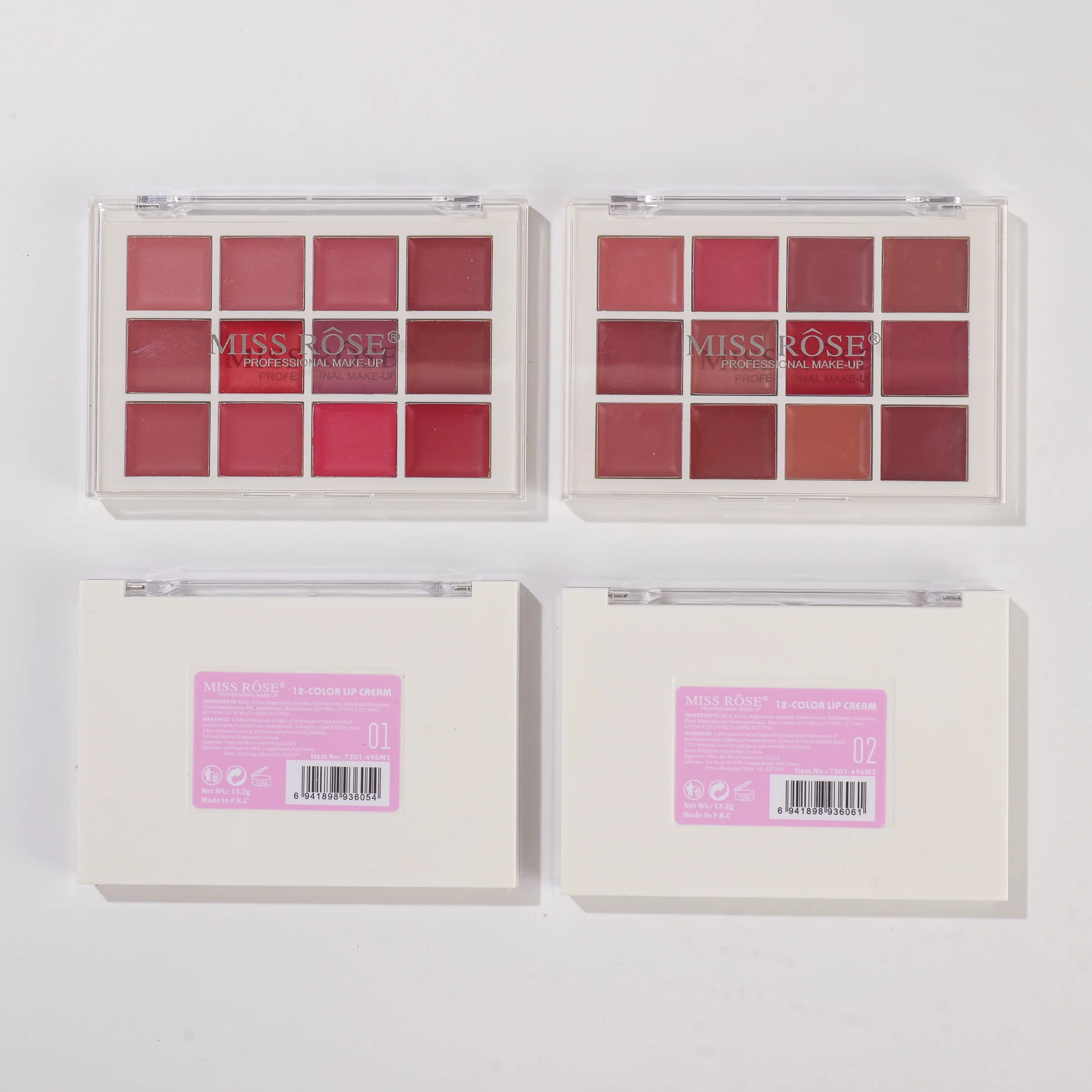 Miss Rose 12 Color Lipstick Palette - Image 4