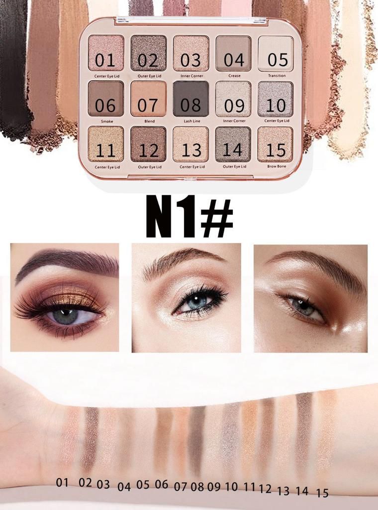 Miss Rose 15 Color Glam palette - Image 4