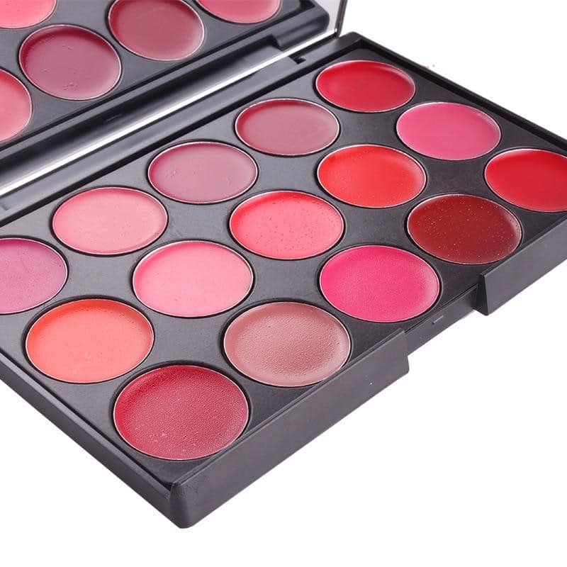 Miss Rose 15 Color Lipstick Matte Lip Cream Palette - Image 11