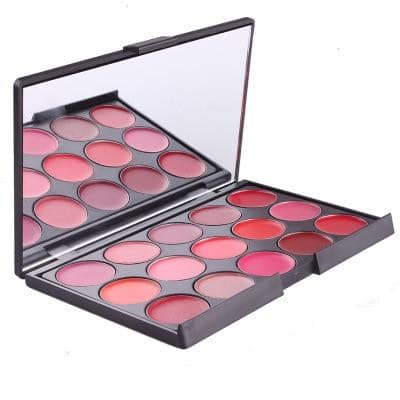 Miss Rose 15 Color Lipstick Matte Lip Cream Palette - Image 7