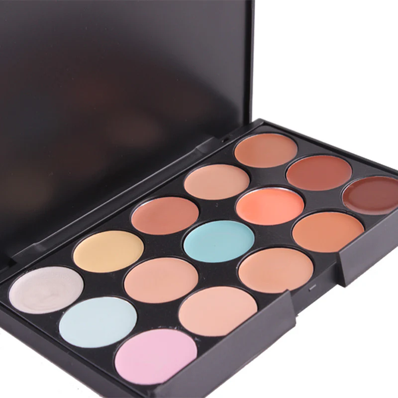 Miss Rose 15 Colours Concealer and Contour Palette Makeup Cream - Image 5