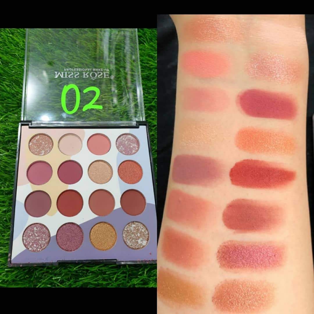 Miss Rose 16 Color Eyeshadow Palette - Image 5