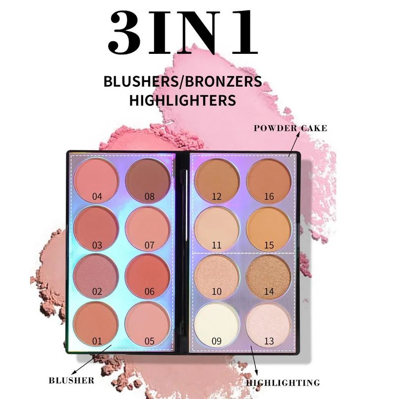 Miss Rose 16 Colour Face Palette - Image 3