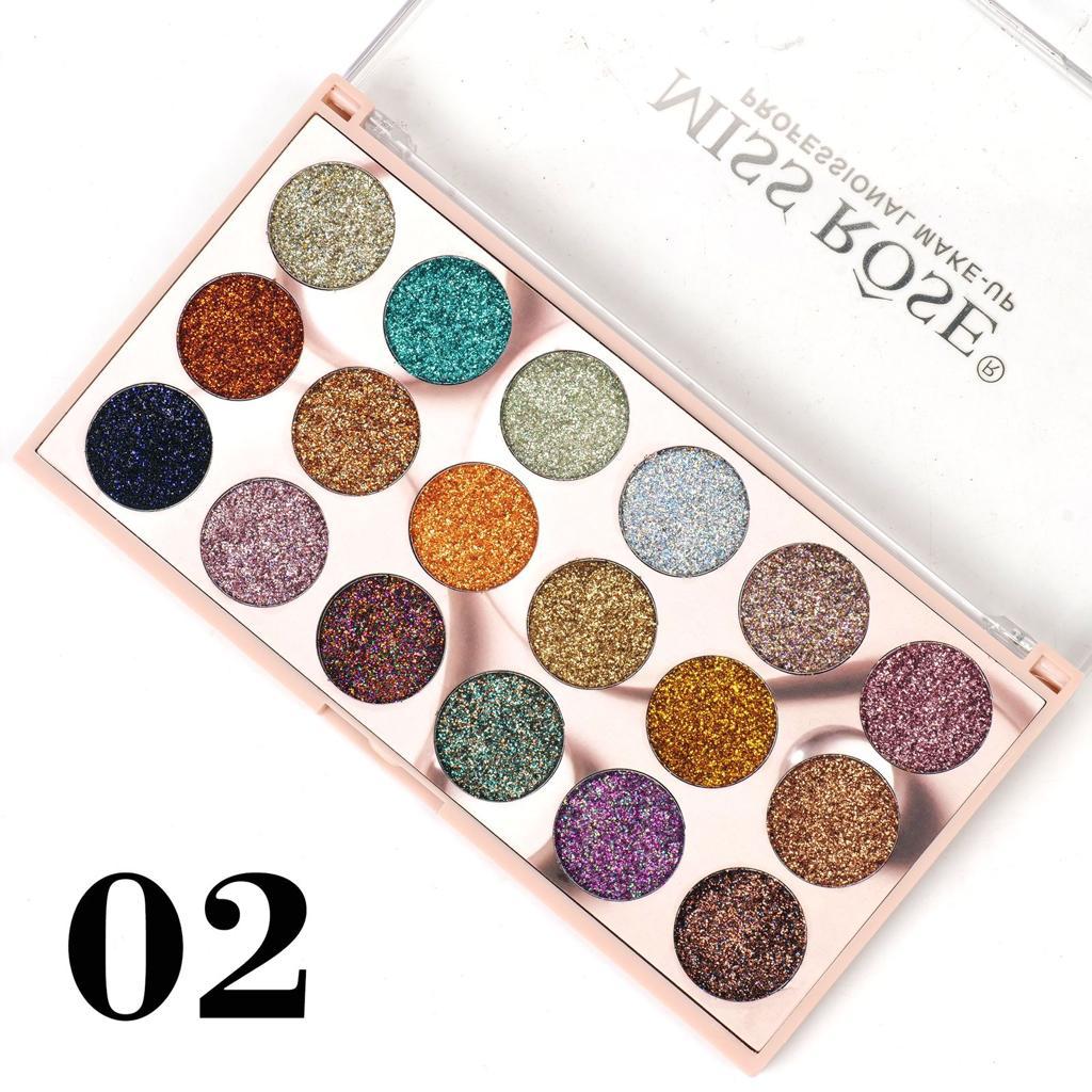 Miss Rose 18 color Mini Glitter Eye palette - Image 2