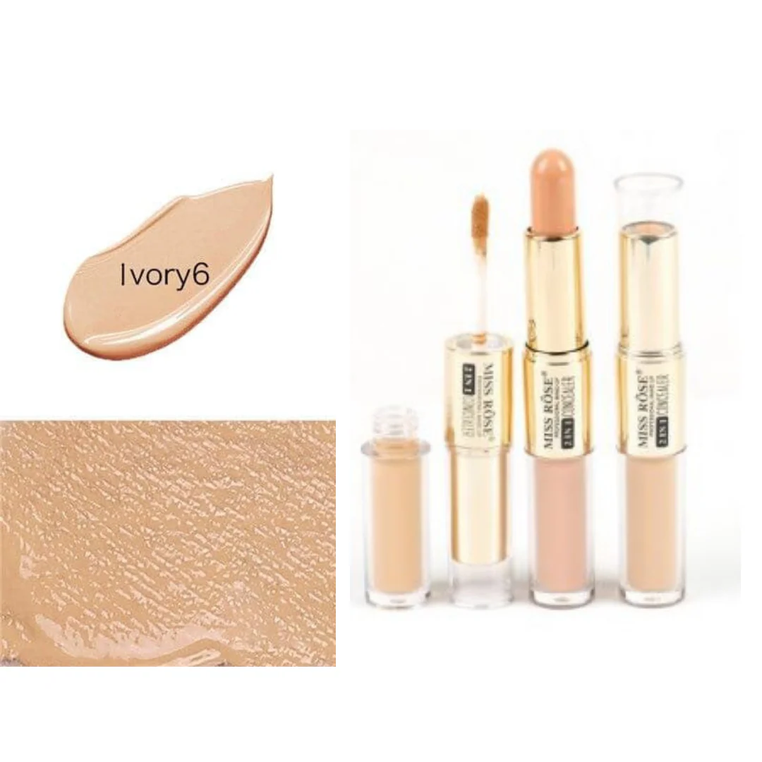 Miss Rose 2 In 1 Liquid Concealer & Concealer Stick - Image 4