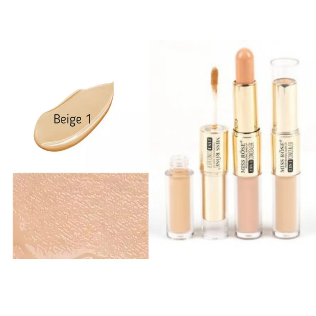 Miss Rose 2 In 1 Liquid Concealer & Concealer Stick - Image 6