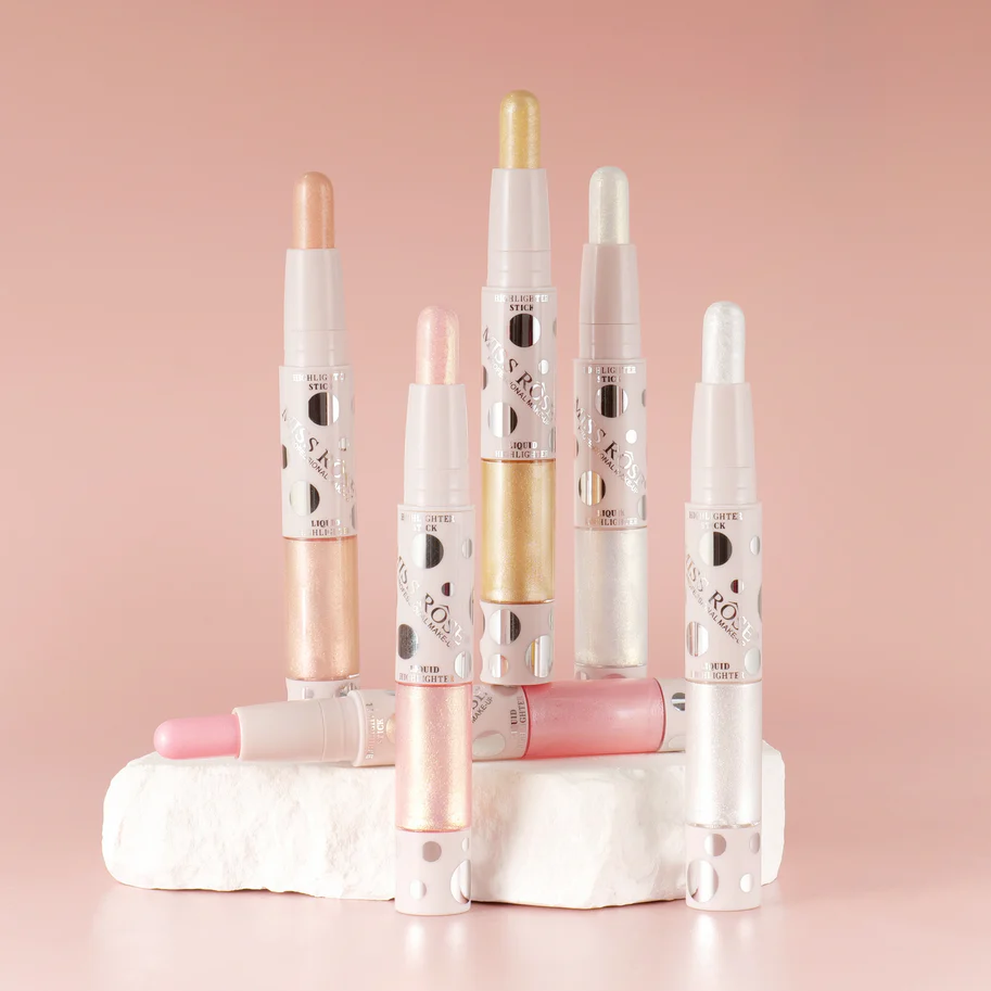 Miss Rose 2 in 1 Liquid Highlighter & Highlighter Stick - Image 2