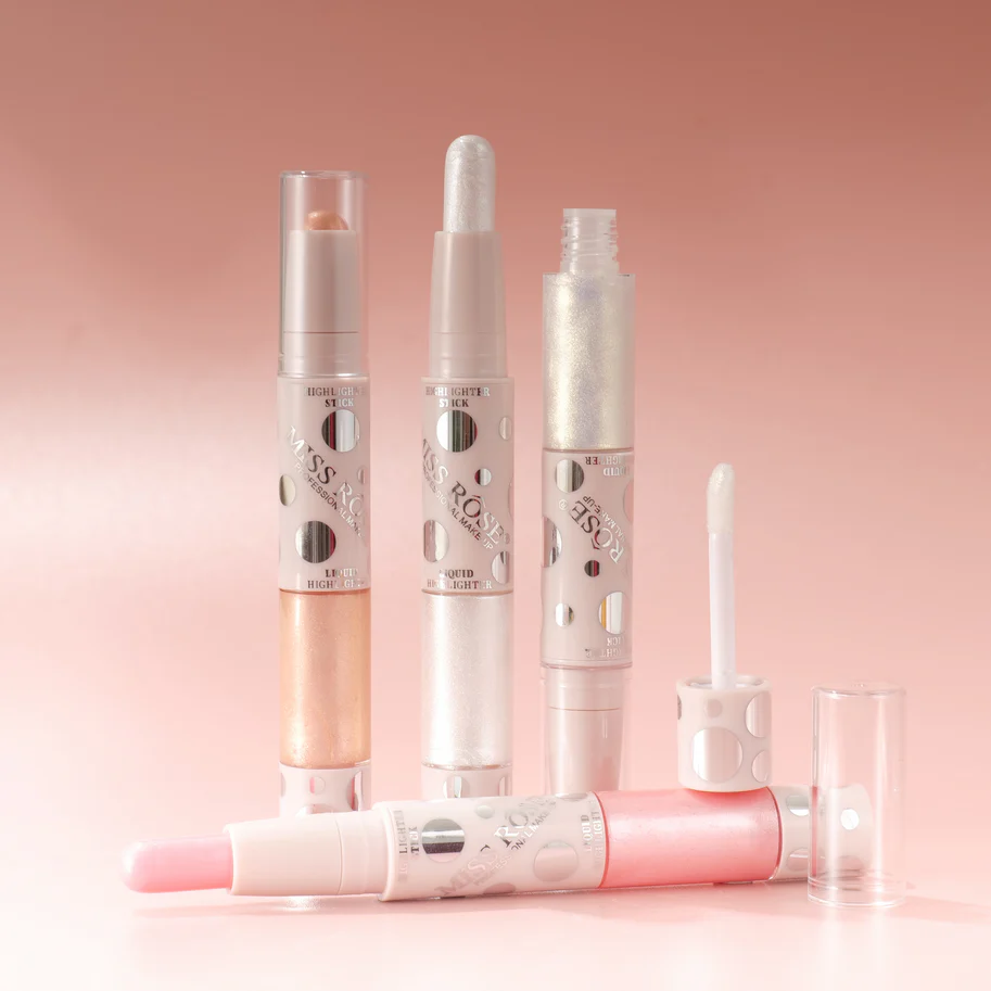 Miss Rose 2 in 1 Liquid Highlighter & Highlighter Stick - Image 3