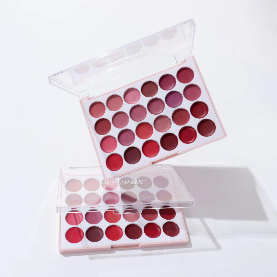 Miss Rose 24 Color All-Round Moisturizing Matte Lipstick palette - Image 5