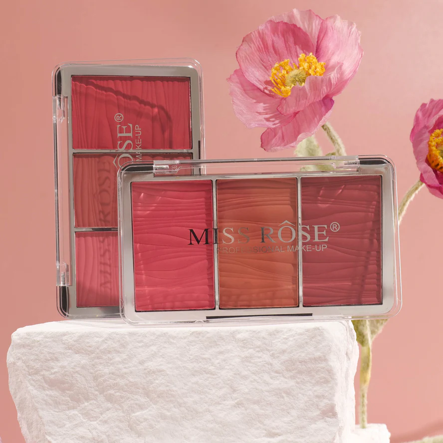 Miss Rose 3 Color Hyper Real Blusher - Image 5