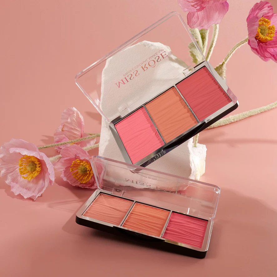 Miss Rose 3 Color Hyper Real Blusher - Image 6