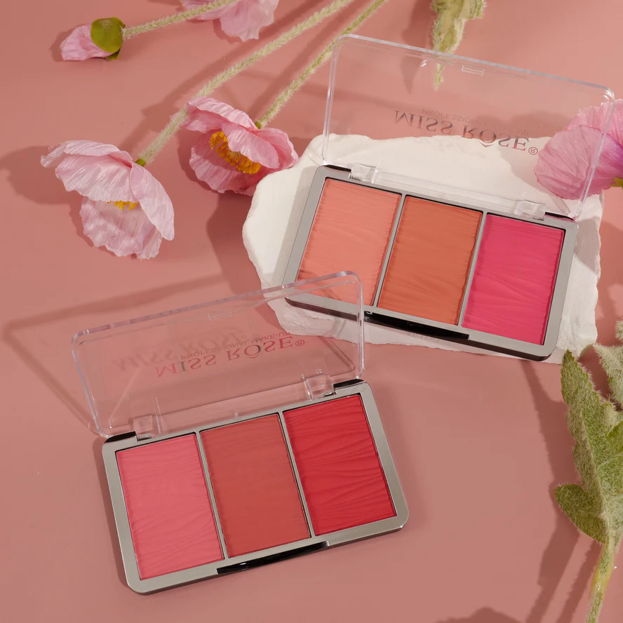 Miss Rose 3 Color Hyper Real Blusher - Image 7