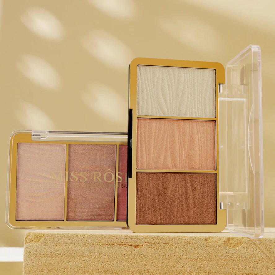 Miss Rose 3 Color Hyper Real Highlighter kit - Image 10
