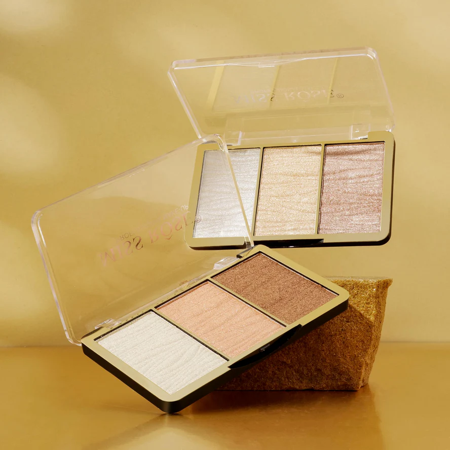 Miss Rose 3 Color Hyper Real Highlighter kit - Image 11