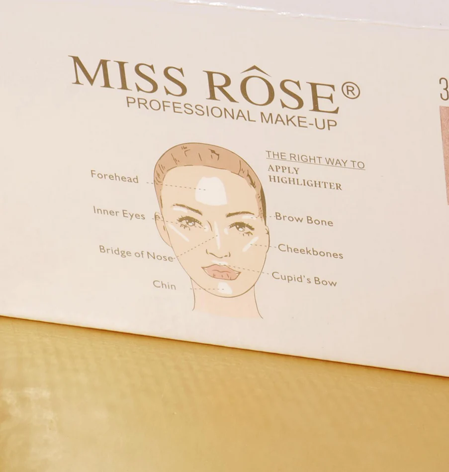 Miss Rose 3 Color Hyper Real Highlighter kit - Image 7