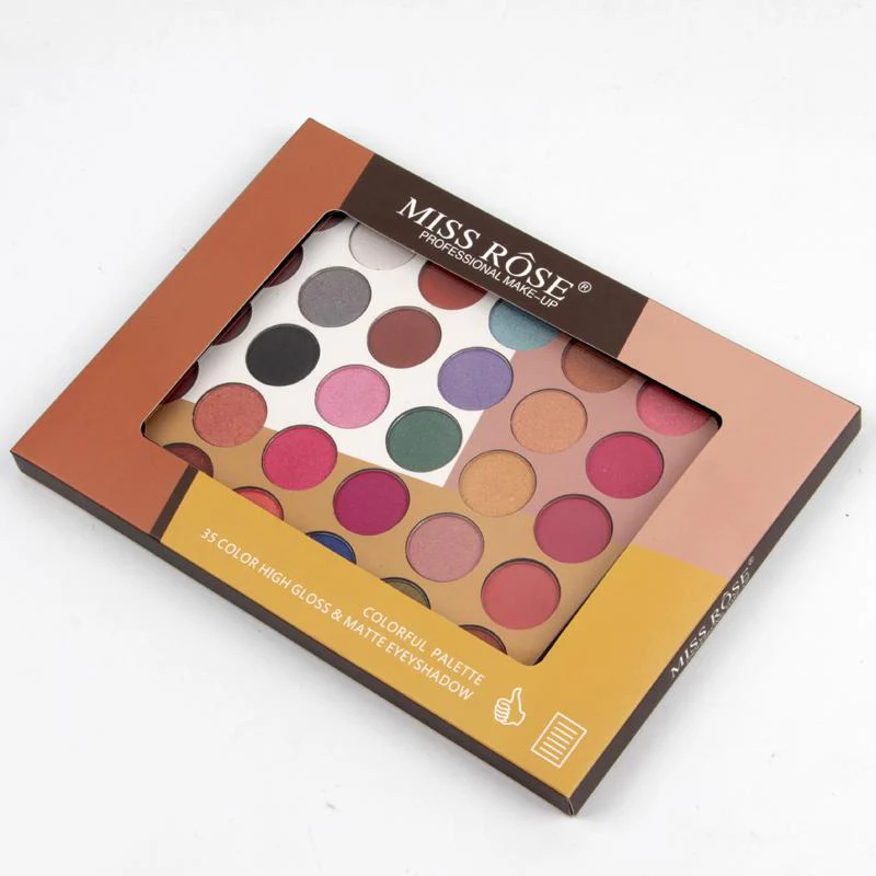 Miss Rose 35 Colour High Gloss & Matte Eyeshadow Palette - Image 2