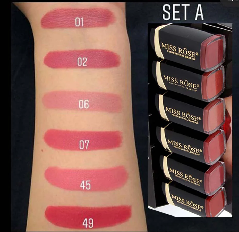 Miss Rose 3D Mineral Lipstick - Black - Image 2