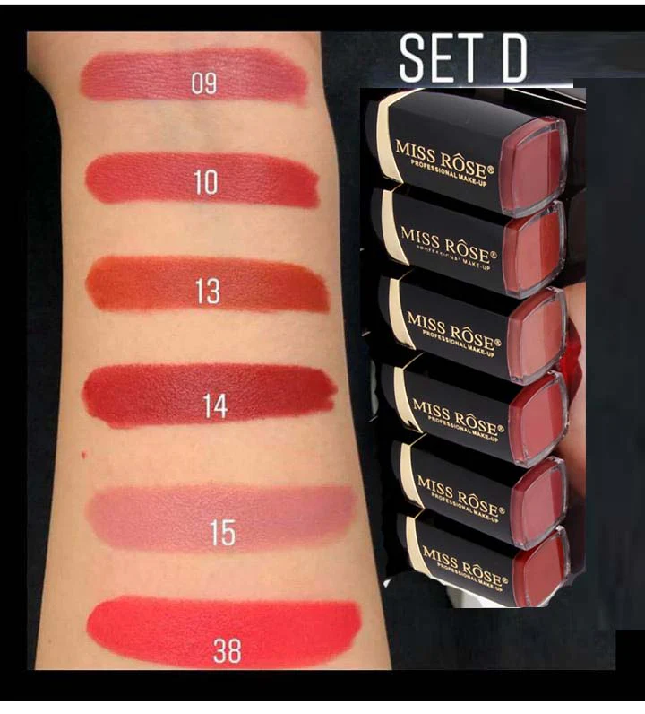 Miss Rose 3D Mineral Lipstick - Black - Image 5