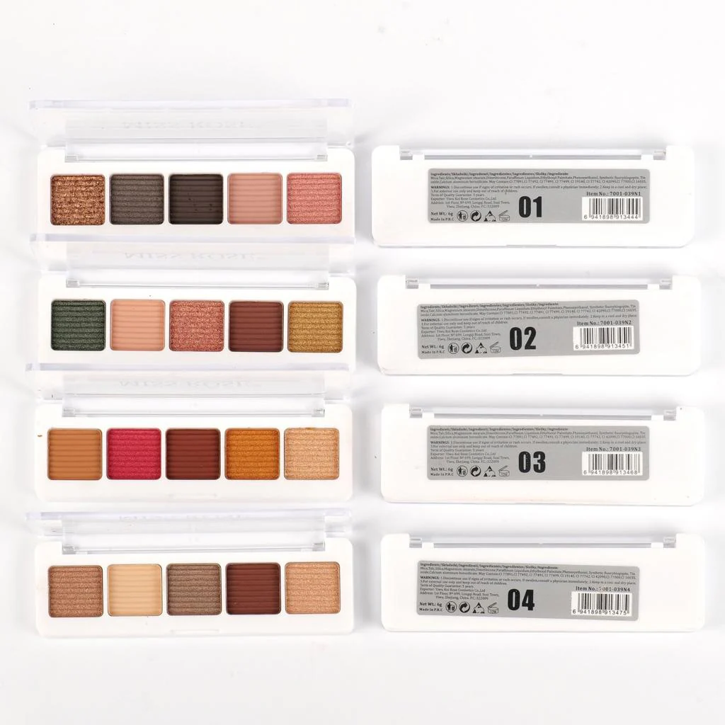 Miss Rose 5 Color Soft Glam Eye Palette - Image 4