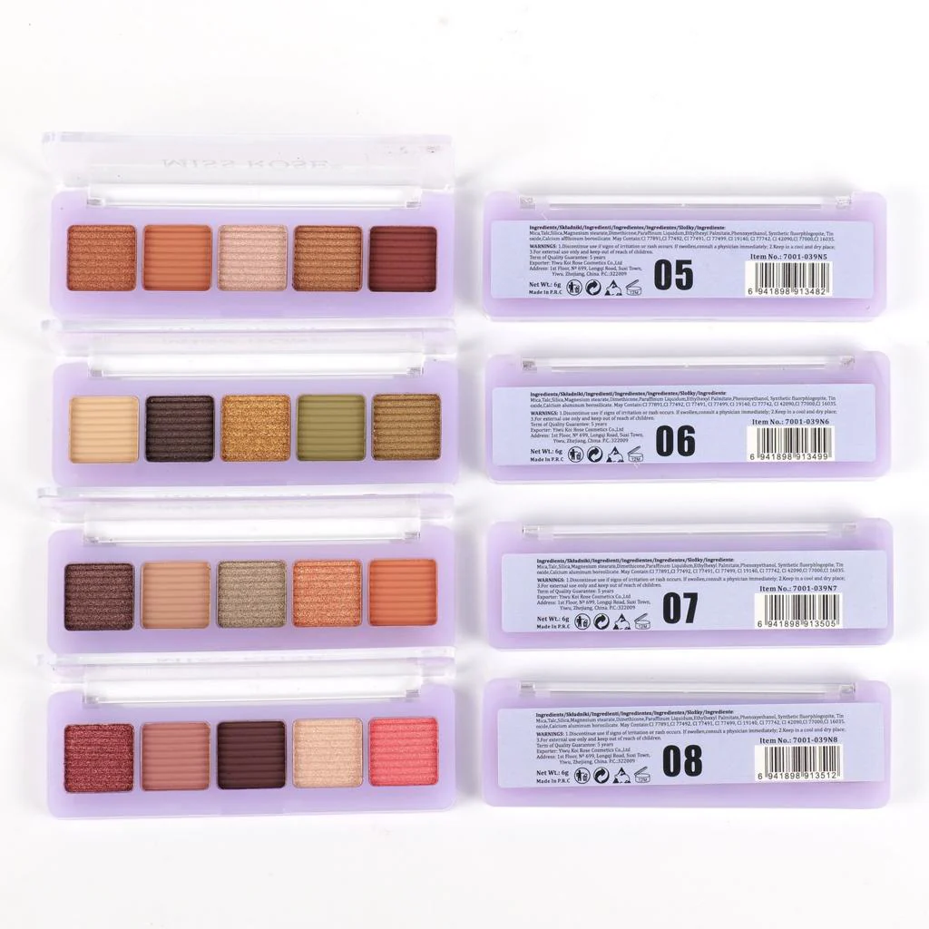 Miss Rose 5 Color Soft Glam Eye Palette - Image 5
