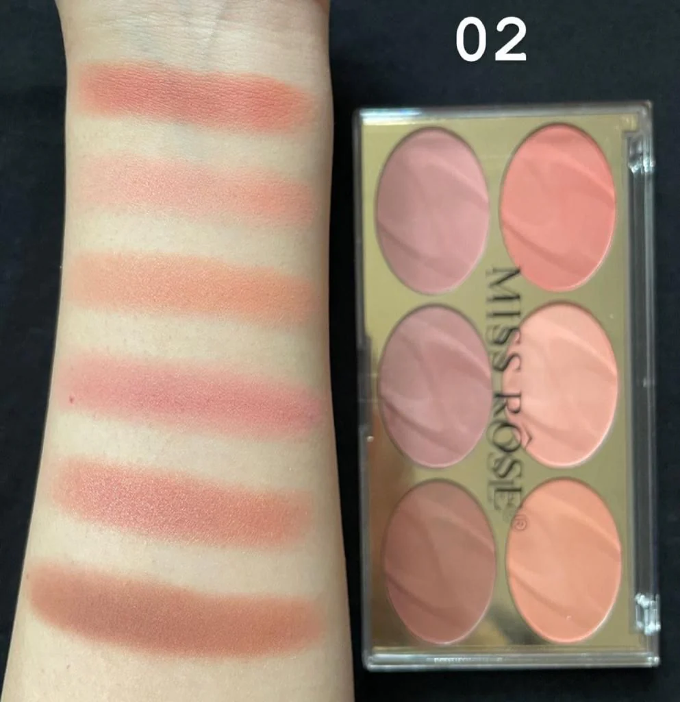 Miss Rose 6 Color Face Kit - Image 3