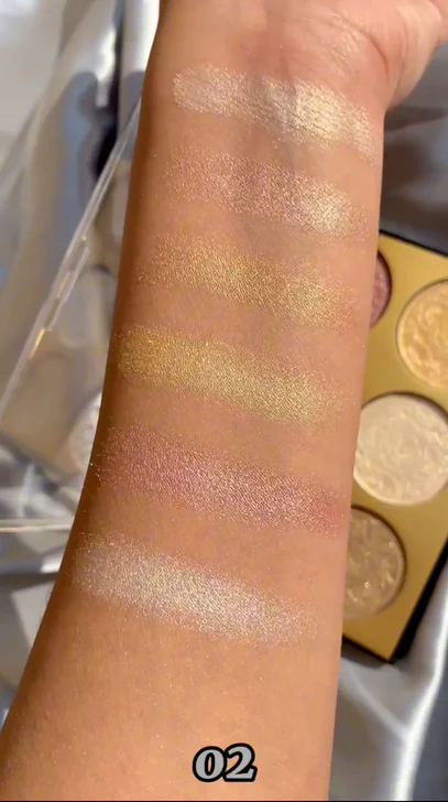 Miss Rose 6 color Radiant Glow Highlighter - Image 4