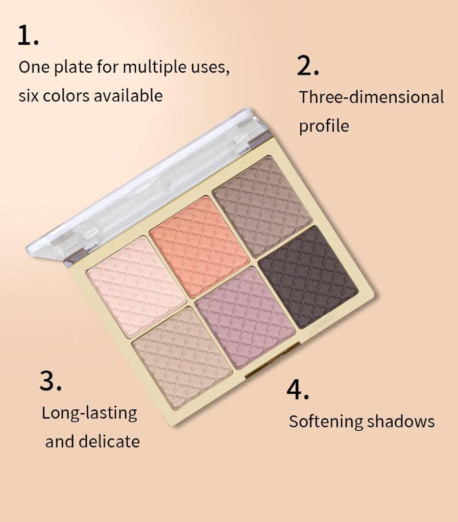 Miss Rose 6 Color Square Face Kit - Image 5