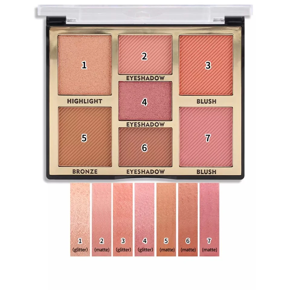 Miss Rose 7 Color Face Palette - Image 3
