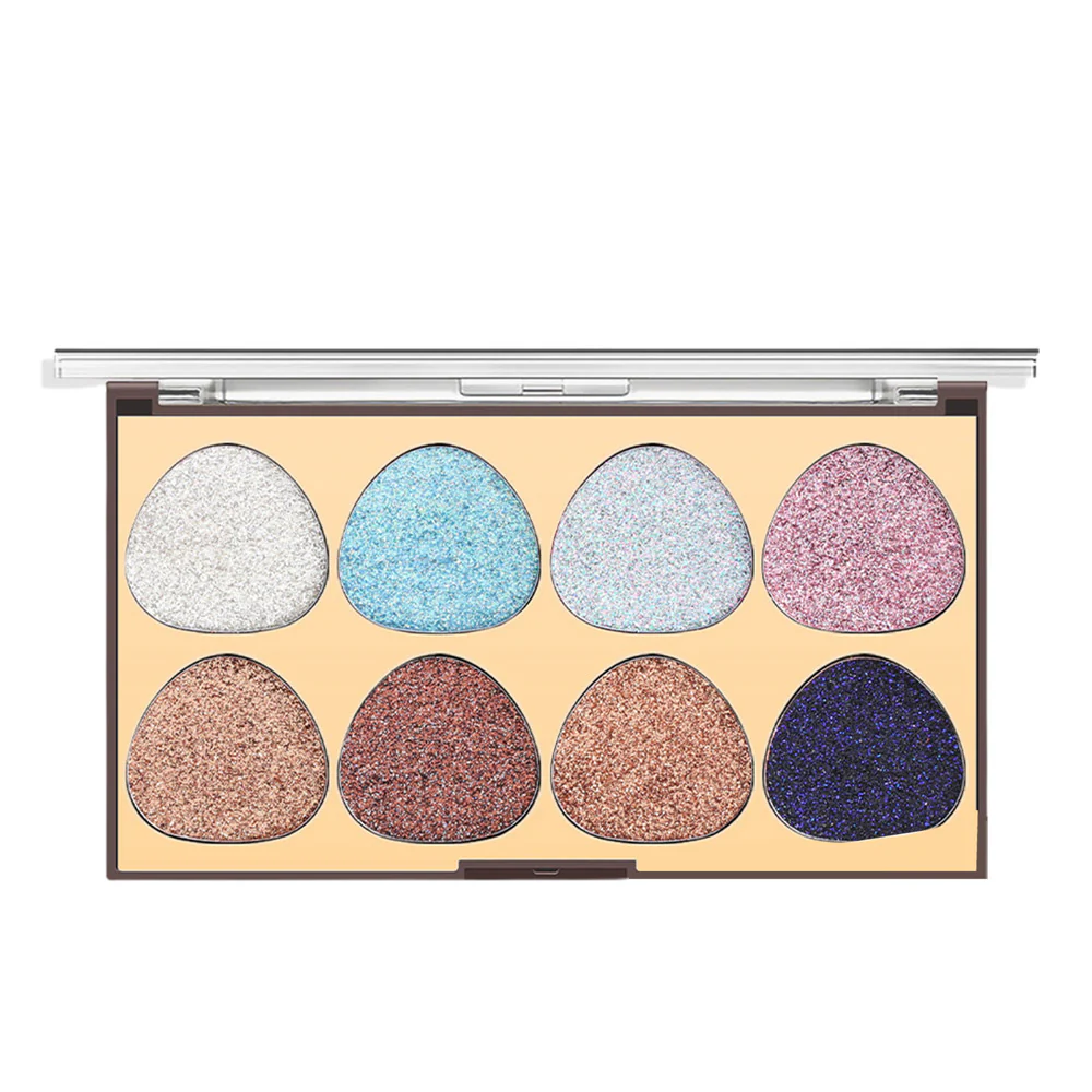 MISS ROSE 8 Colors Glitter Eyeshadow Palette (NEW) - Image 2