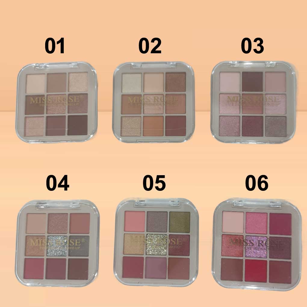 Miss Rose 9 Color mini Eyeshadow Palette - Image 4