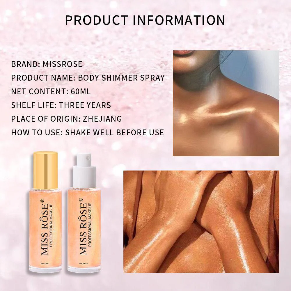 Miss Rose Body Shimmer Mist - Image 4