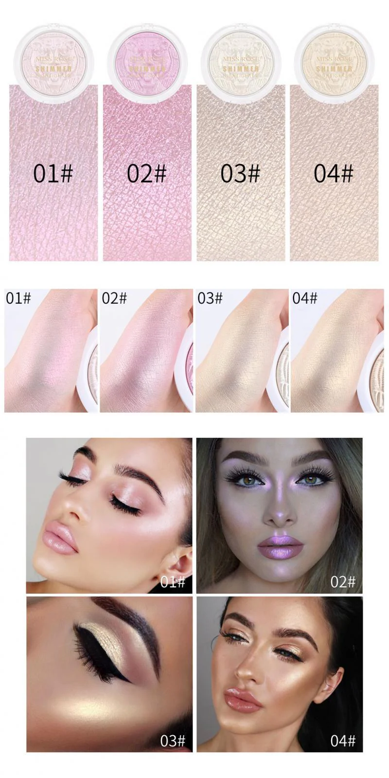 Miss Rose 3D Shimmer Highlighter - Image 9