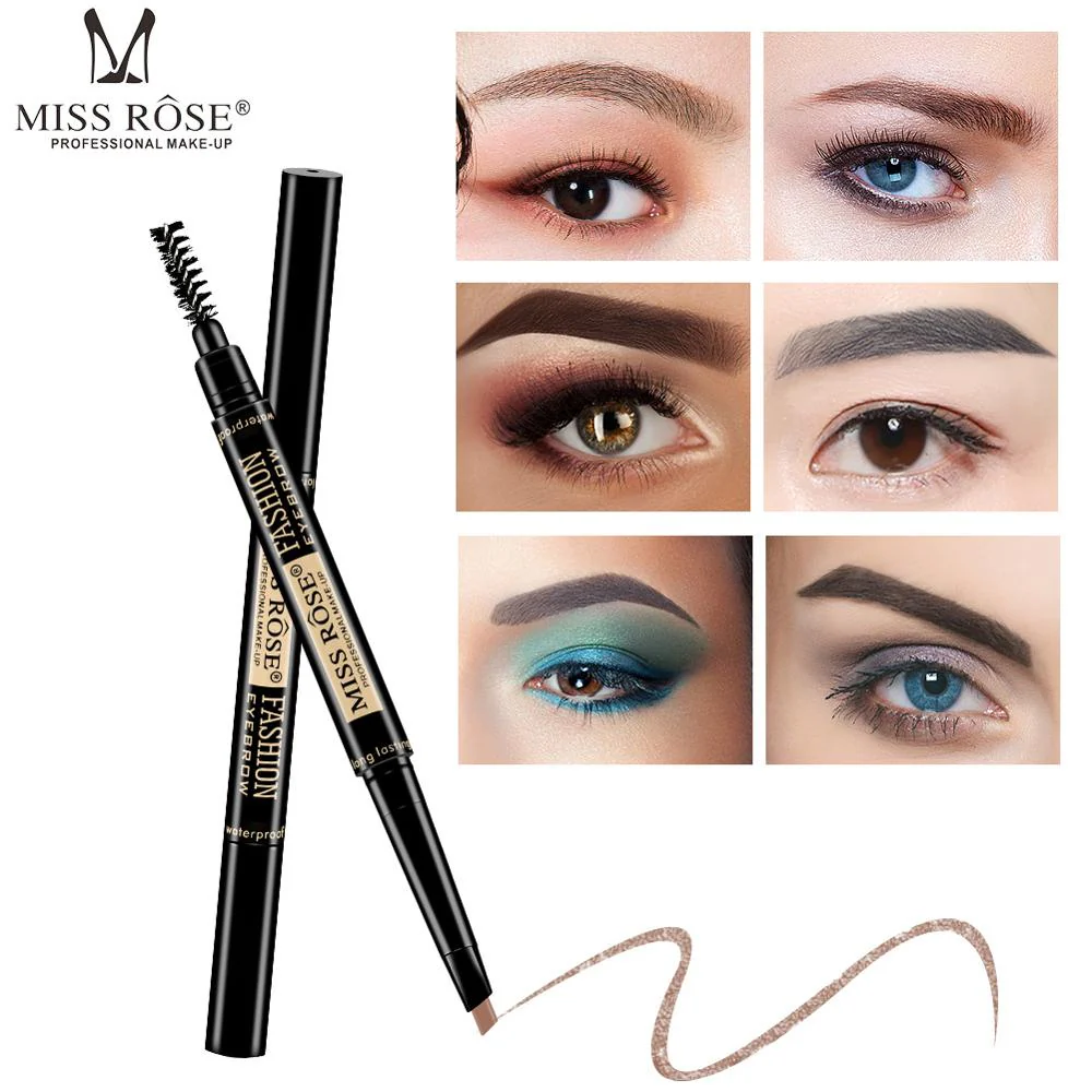 Miss Rose Fashion 2 in 1 Eyebrow Pencil - Image 3