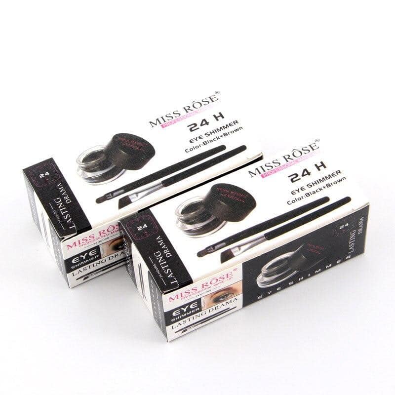 MISS ROSE Gel Eyeliner - 2 color set Black and Brown - Image 5