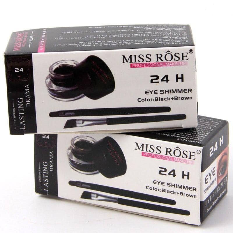 MISS ROSE Gel Eyeliner - 2 color set Black and Brown - Image 6