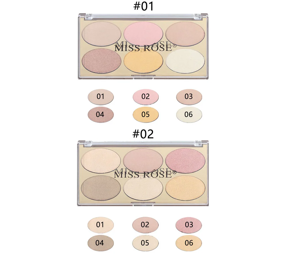Miss rose Gilded Ellipse highlighters Kit - Image 2