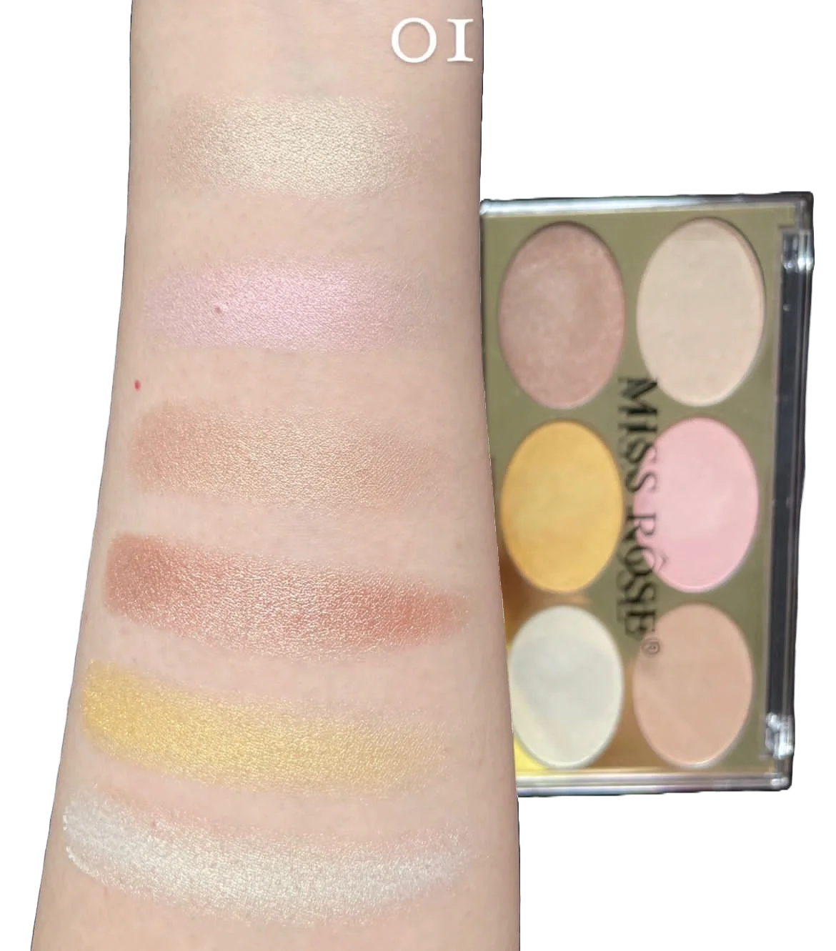Miss rose Gilded Ellipse highlighters Kit - Image 4
