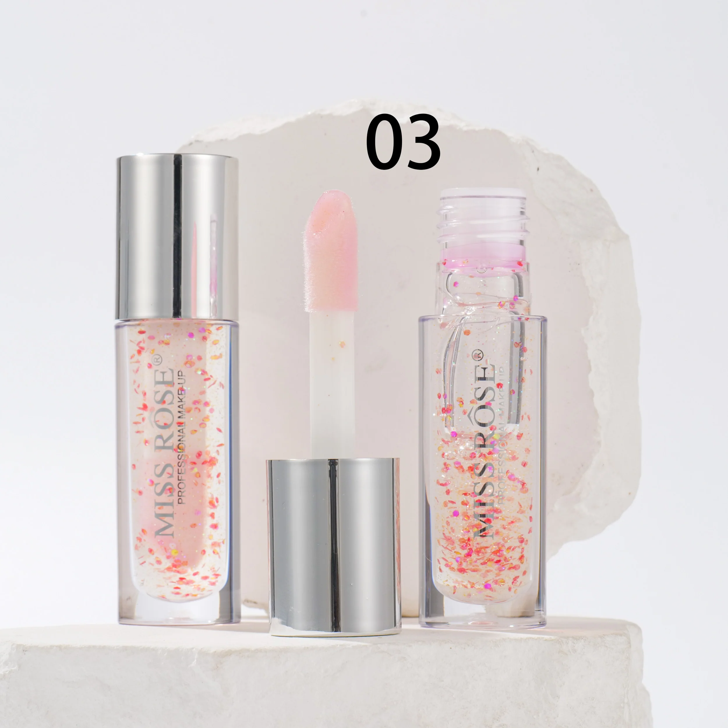 Miss Rose Glistening Magic Lip Oil - Image 5