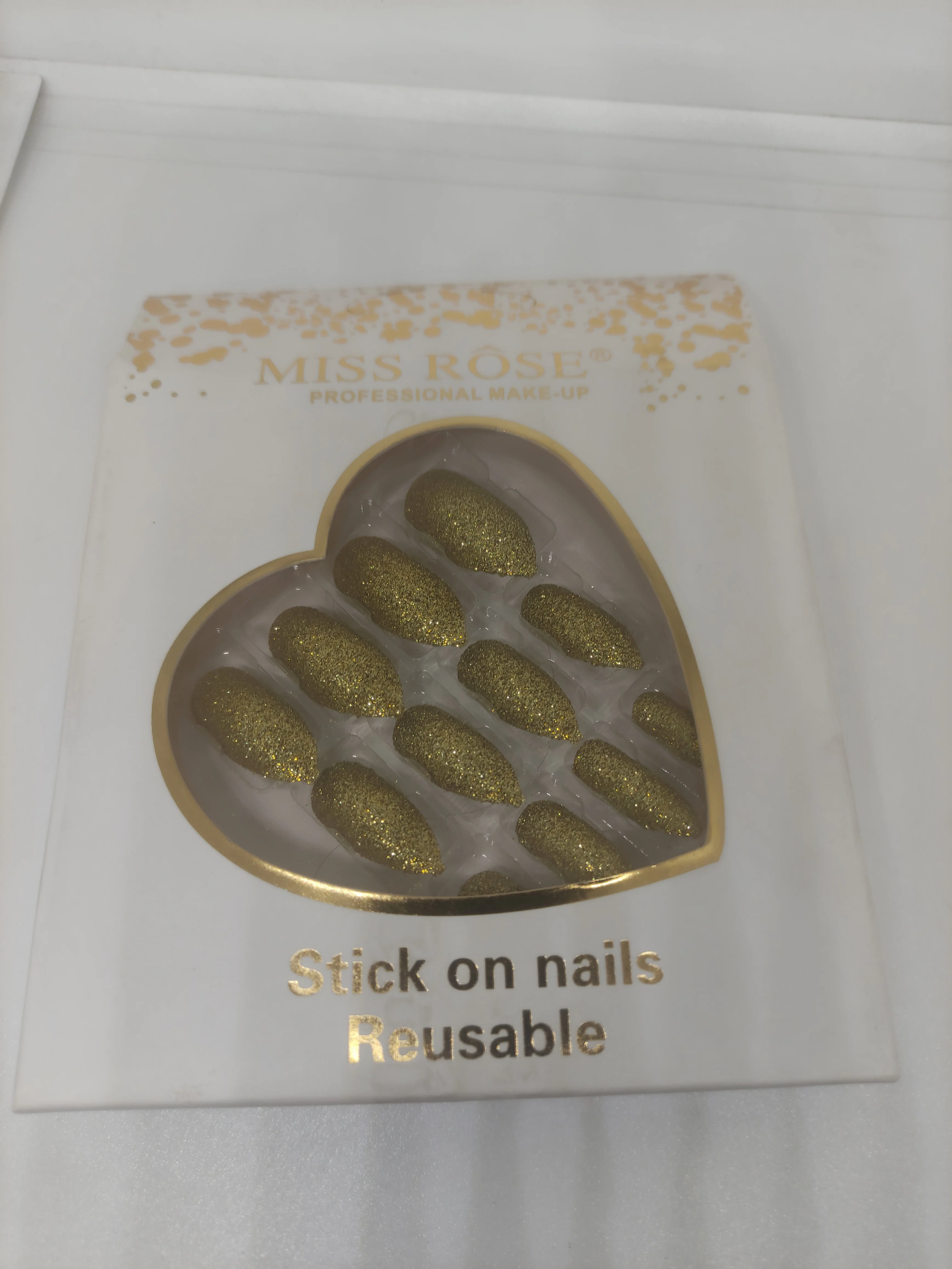 Miss Rose Glitter Chunks Nails - Image 3