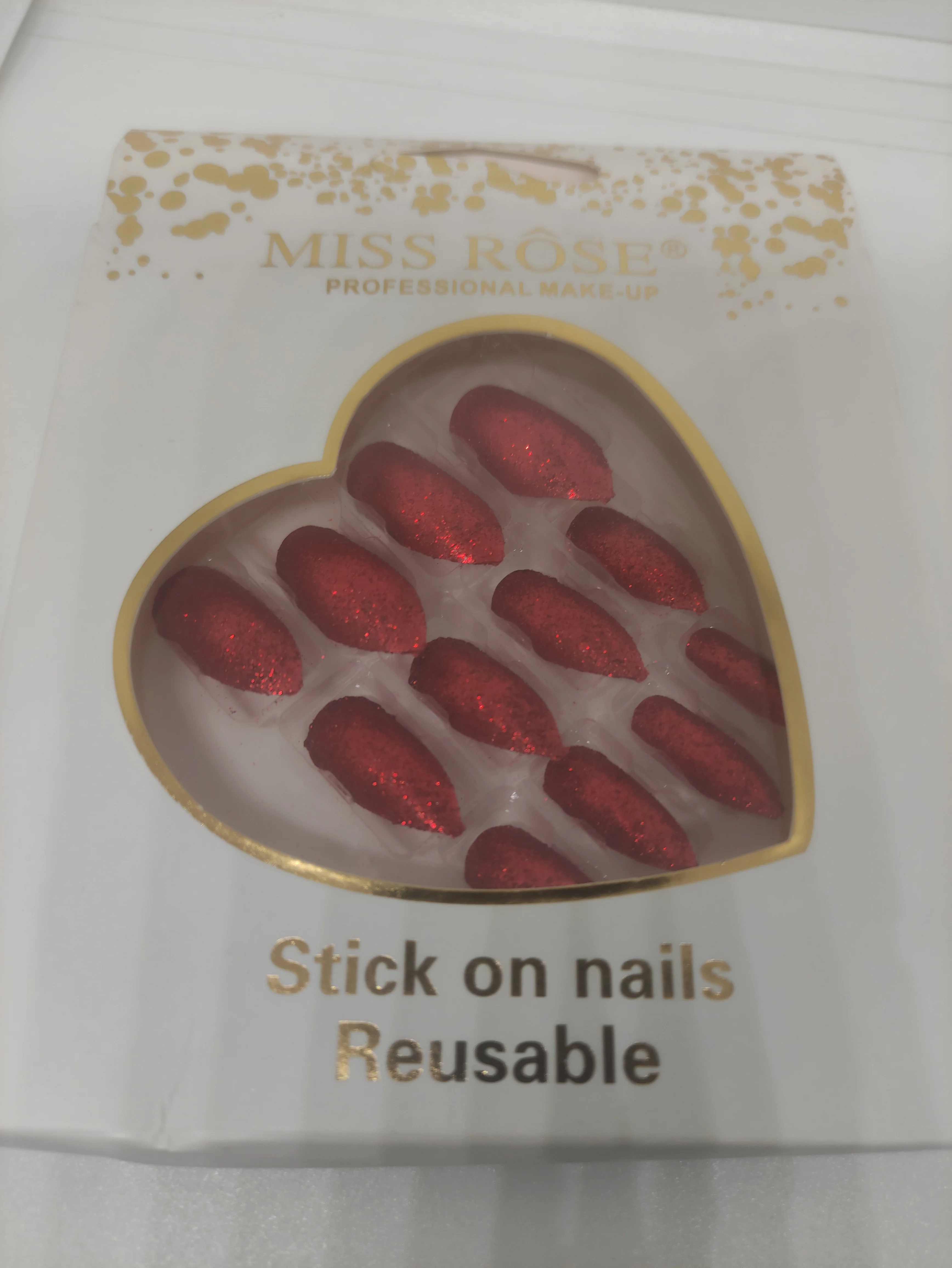 Miss Rose Glitter Chunks Nails - Image 9