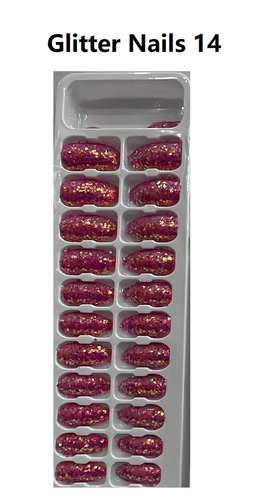 Miss Rose Glitter nails - Image 24