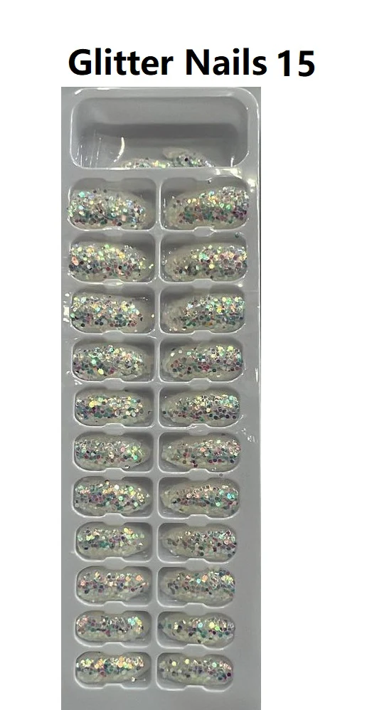 Miss Rose Glitter nails - Image 25