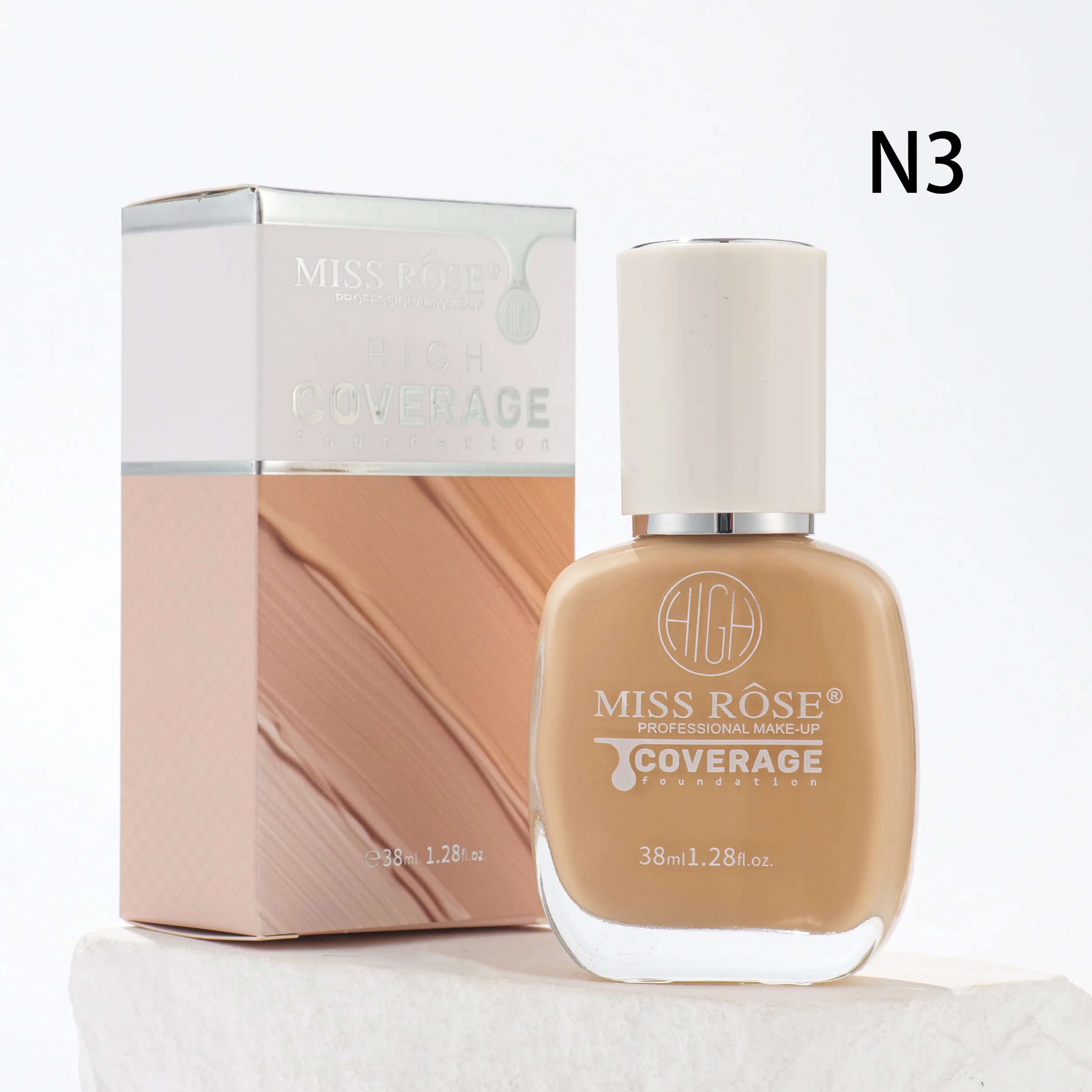 Miss Rose High Coverage Foundation - Image 5